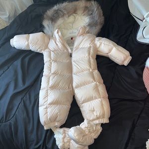 BABY GIRL MONCLER SNOWSUIT